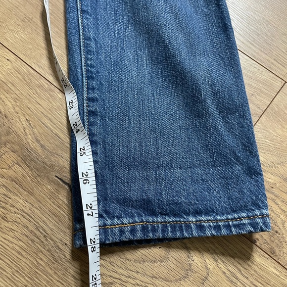 Levi's Distressed Straight Leg Jeans in Blue - Picture 11 of 11